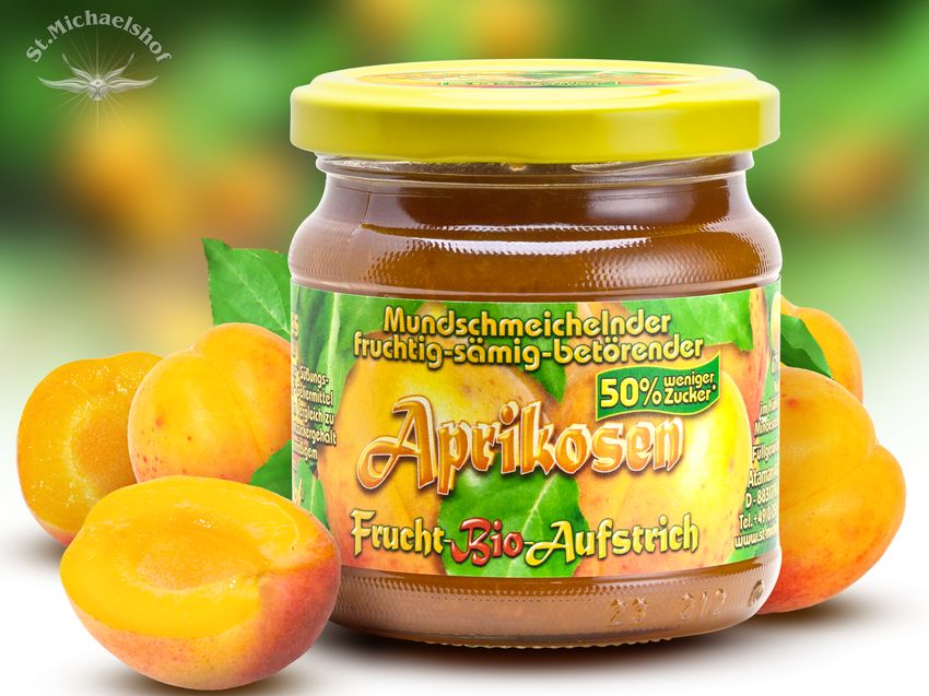 Bio Aprikosen Frucht-Aufstrich - St-Michaelshof - Rosengrün