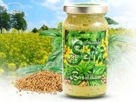 Bio Basilikum-Senf