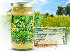 Bio Basilikum-Senf