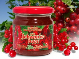 Bio Roter Johannisbeer Frucht-Aufstrich