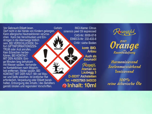 Orange Bio äth. Öl – Bild 3