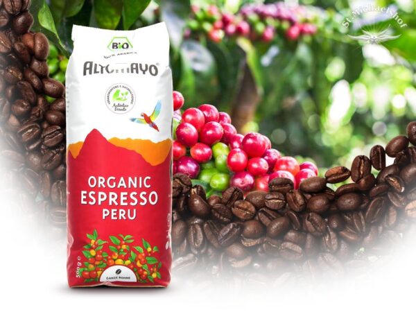 Bio Hochland Espresso, ganze Bohnen