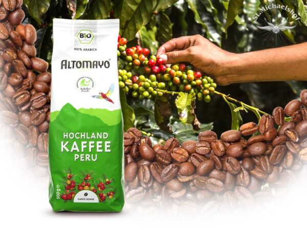 Bio Hochland Kaffee, ganze Bohnen