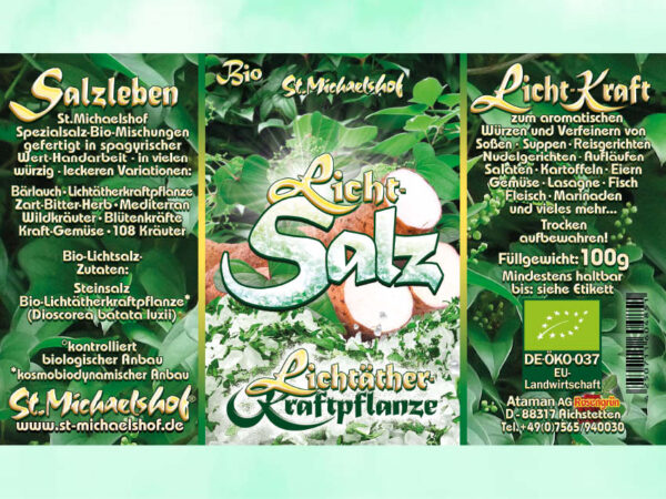 Bio Lichtsalz Lichtäther-Kraftpflanze – Bild 3