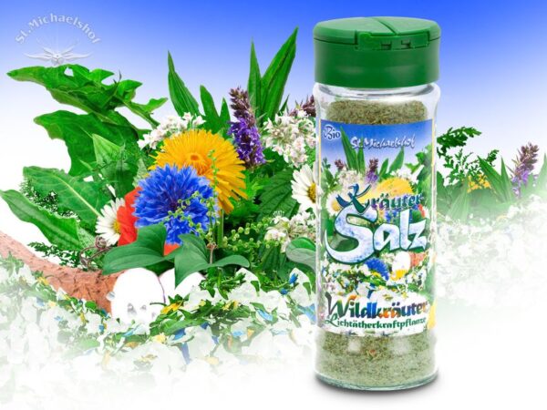 Bio Kräutersalz Wildkräuter – Bild 2