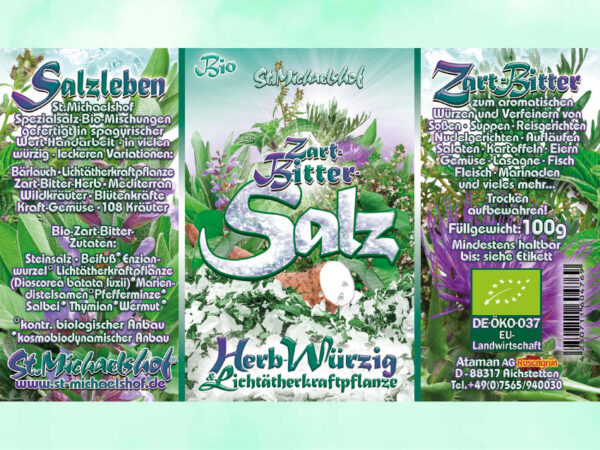 Bio Zartbittersalz Herb-Würzig – Bild 3