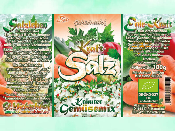 Bio Salz Kräuter-Gemüsemix – Bild 3