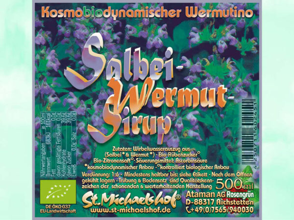 Bio Salbei-Wermut-Sirup "Wermutino" – Bild 4