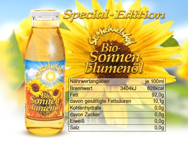 *Special Edition* Bio Sonnenblumenöl – Bild 3