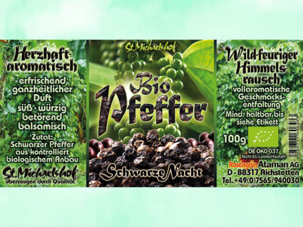 Bio Pfeffer "Schwarze Nacht" – Bild 3