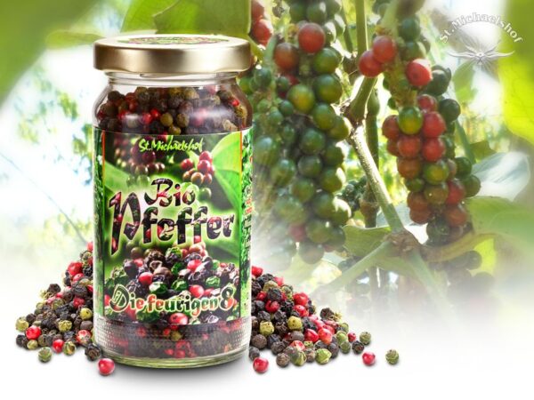 Bio Pfeffer "Die feurigen 8"