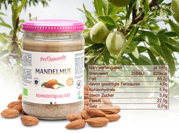 Bio Mandelmus Pur mit Schale – Bild 3