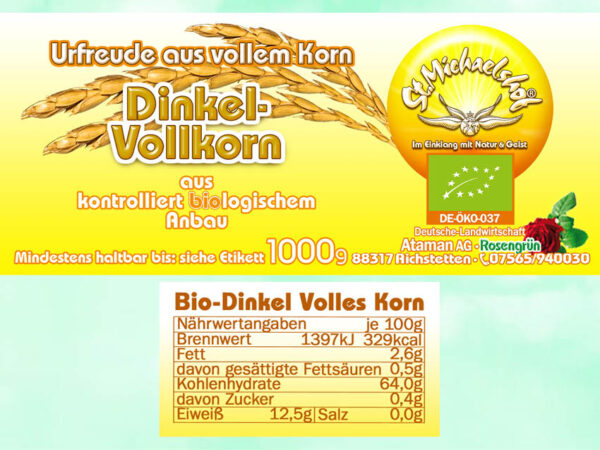 Bio Dinkel-Vollkorn – Bild 4