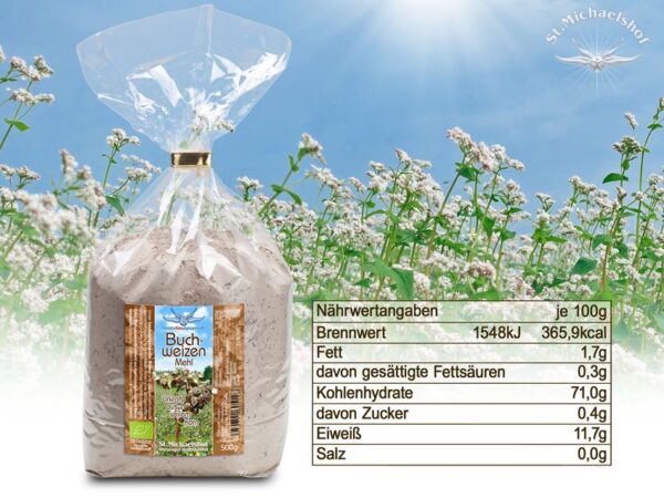 Bio Buchweizen Mehl – Bild 3