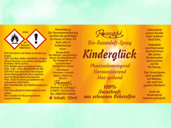 Kinderglück Bio-Raumduft-Spray – Bild 3