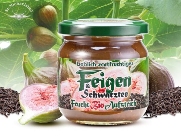 Bio Feigen & Schwarztee Frucht-Aufstrich – Bild 2
