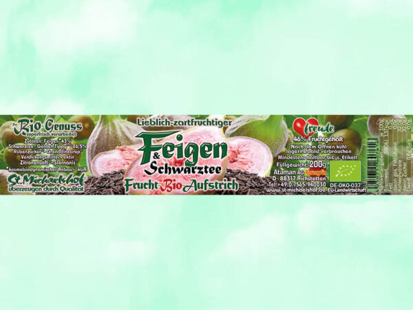 Bio Feigen & Schwarztee Frucht-Aufstrich – Bild 4