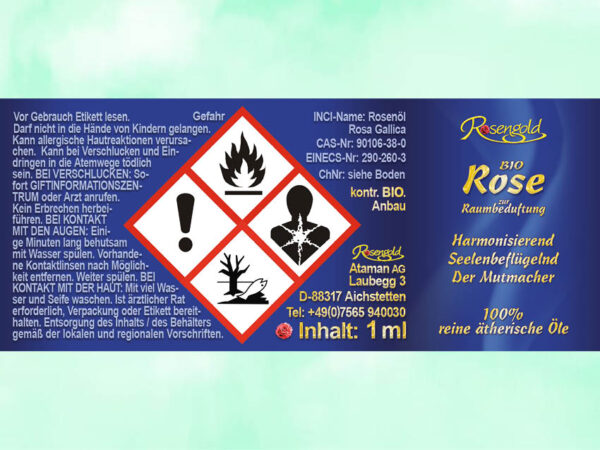 Rose Bio äth. Öl – Bild 3