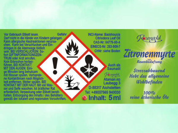 Zitronenmyrte äth. Öl – Bild 3