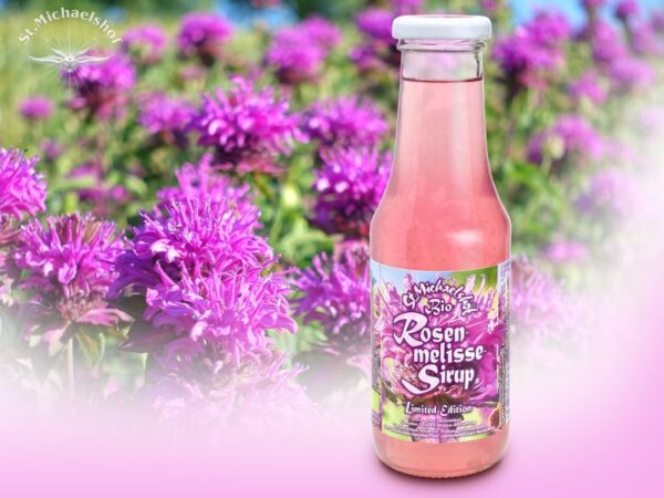 Bio Rosenmelisse-Sirup – Bild 2