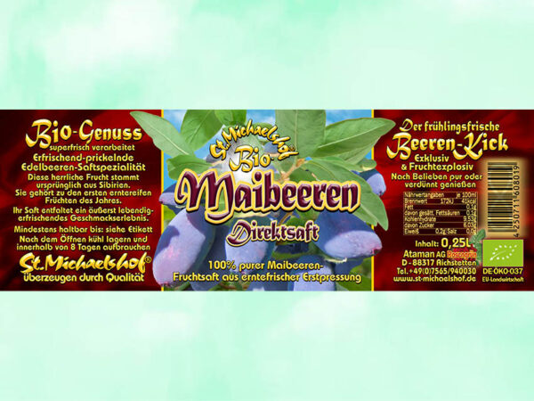 Bio Maibeeren Direktsaft – Bild 4