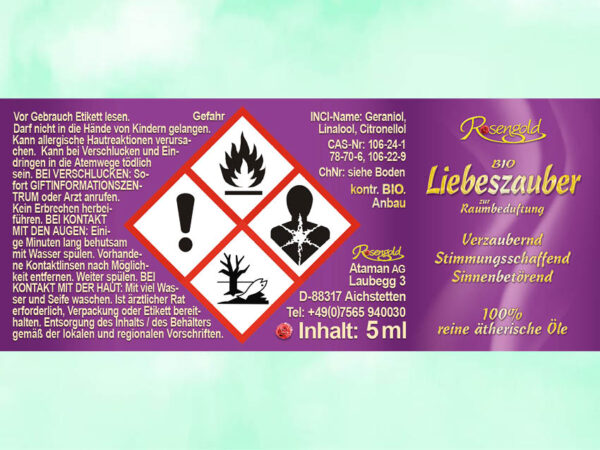 Liebeszauber Bio äth. Öl – Bild 3