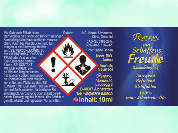 Schaffens-Freude Bio äth. Öl – Bild 3