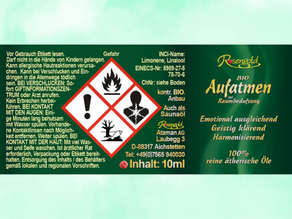 Aufatmen Bio äth. Öl – Bild 3