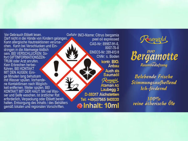Bergamotte Bio äth. Öl – Bild 3