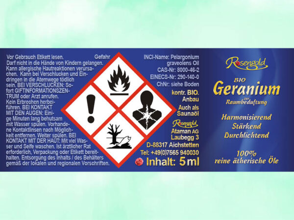 Geranium Bio äth. Öl – Bild 3