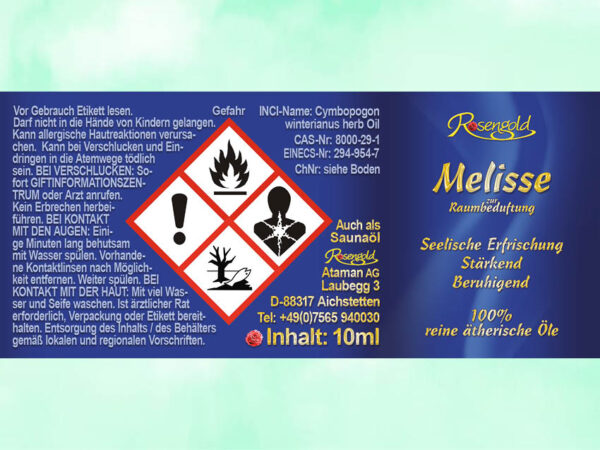 Melisse äth. Öl – Bild 3