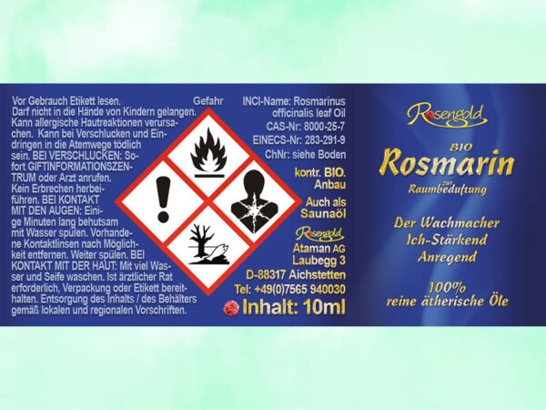 Rosmarin Bio äth. Öl – Bild 3