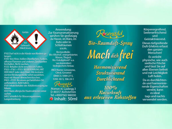 Mach dich frei Bio-Raumduft-Spray – Bild 3