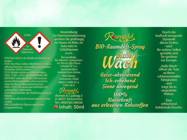 Hallo Wach Bio-Raumduft-Spray – Bild 3