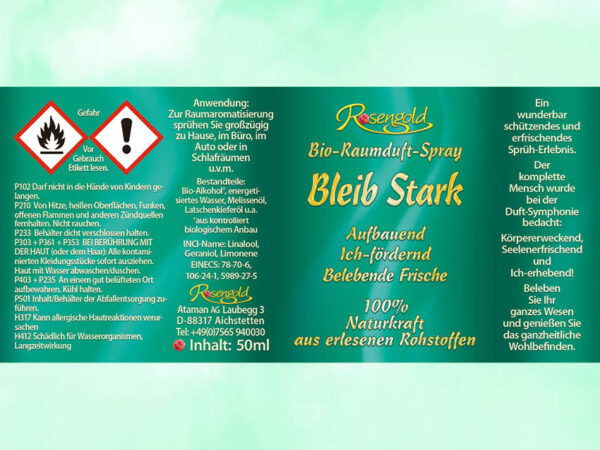 Bleib Stark Bio-Raumduft-Spray – Bild 3