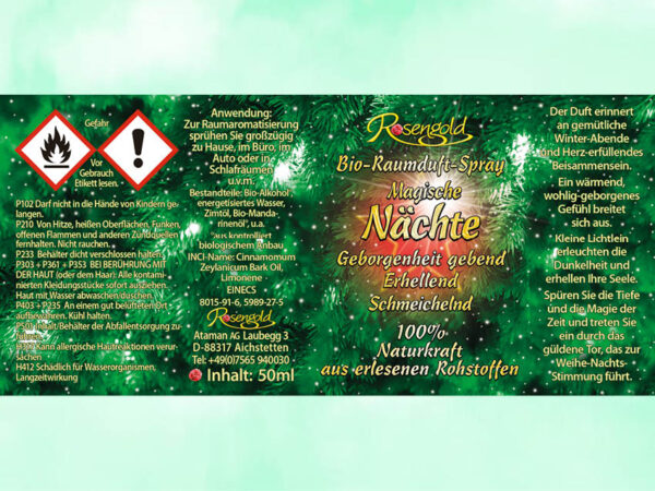 Magische Nächte Bio-Raumduft-Spray – Bild 3