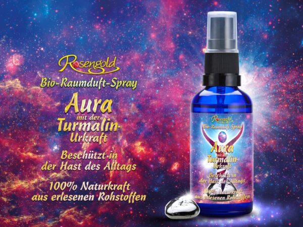 Aura mit der Turmalin-Urkraft Bio-Raumduft-Spray – Bild 2