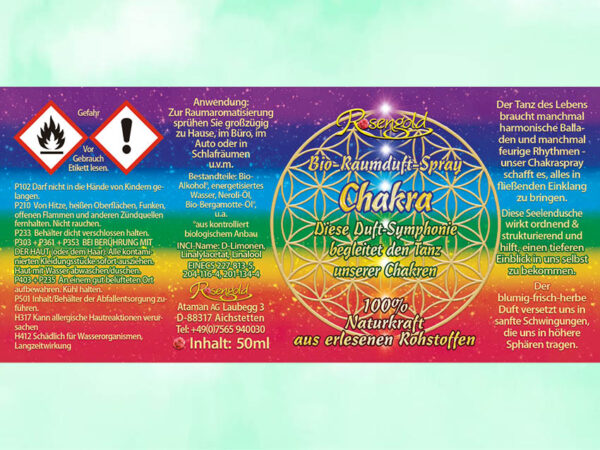 Chakra Bio-Raumduft-Spray – Bild 3