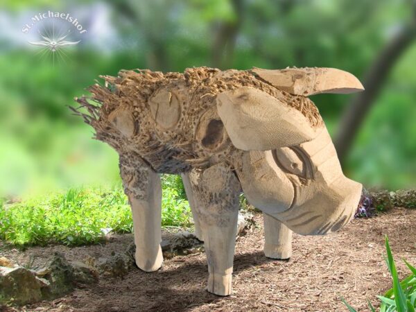Holztier "Wildschwein"