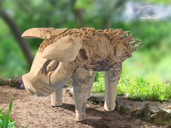 Holztier "Wildschwein" – Bild 2