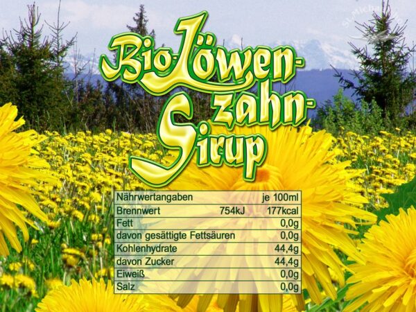Bio Löwenzahn-Sirup – Bild 3