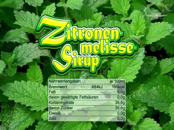 Bio Zitronenmelisse-Sirup – Bild 3
