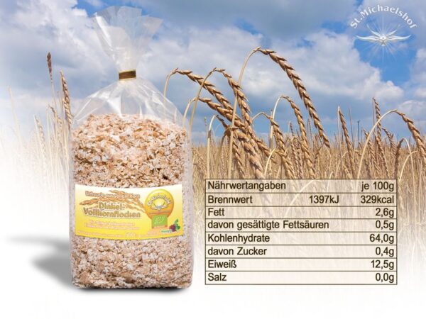 Bio Dinkel-Vollkornflocken – Bild 3