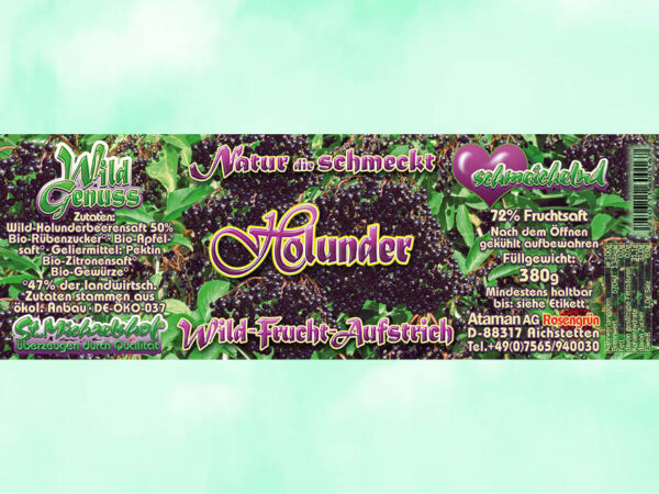 Wild Holunder Frucht-Aufstrich – Bild 4