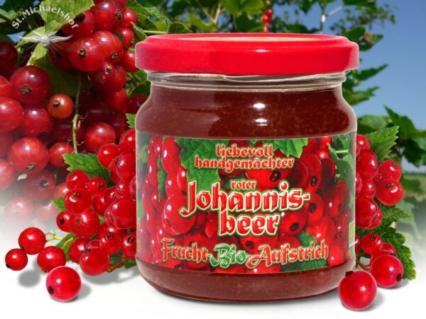 Bio Roter Johannisbeer Frucht-Aufstrich – Bild 2