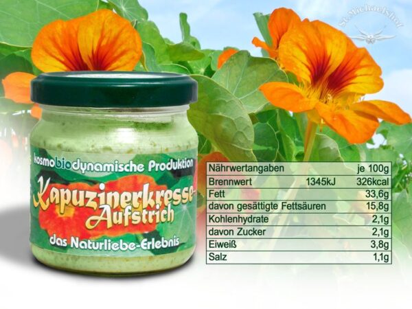 Bio Kapuzinerkresse-Aufstrich – Bild 3