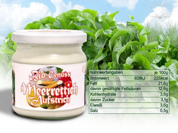 Bio Meerrettich Aufstrich – Bild 3