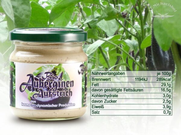 Bio Auberginen Aufstrich – Bild 3