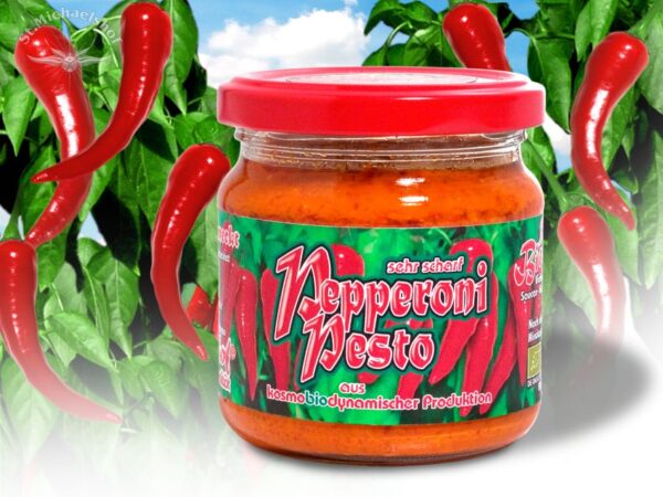 Bio Pepperoni Pesto – Bild 2