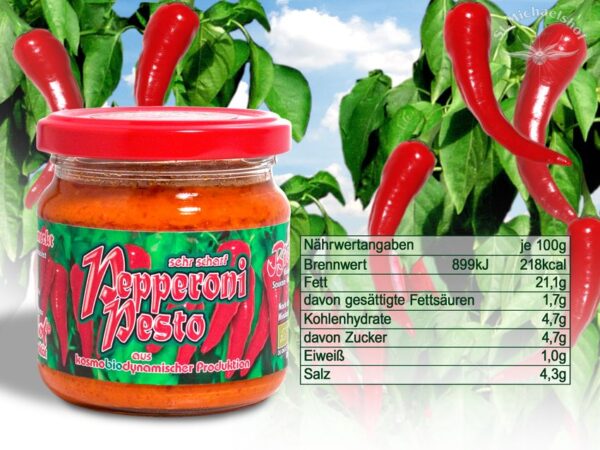 Bio Pepperoni Pesto – Bild 3